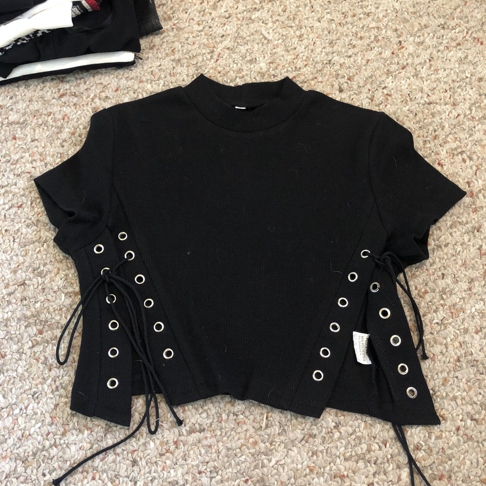 Black Crop Top